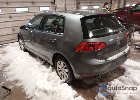 2017 Volkswagen Golf Tsi S 4-Door/Tsi Se 4-Door/Tsi Sel 4-Door/Tsi Wolfsburg Edition 4-Door из США, поврежденный, VIN 3VW217AU7HM015925